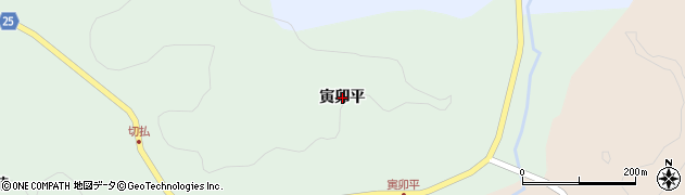 福島県鮫川村（東白川郡）赤坂西野（寅卯平）周辺の地図