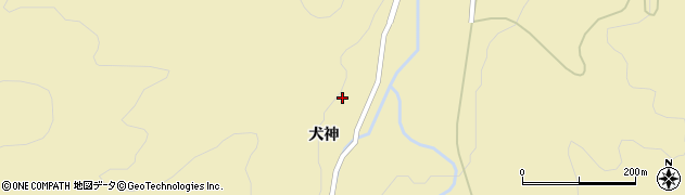 福島県白河市表郷金山犬神25周辺の地図