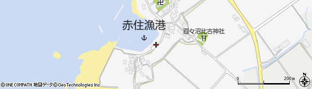 石川県志賀町（羽咋郡）百浦（ミ）周辺の地図