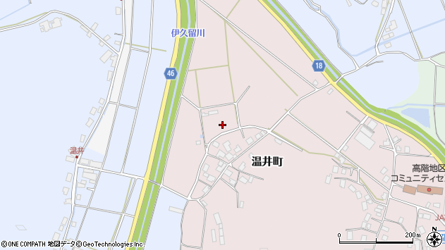 〒926-0837 石川県七尾市温井町の地図