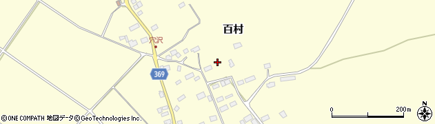栃木県那須塩原市百村977周辺の地図