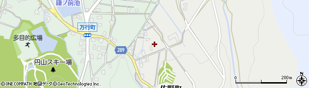 石川県七尾市佐野町（ハ）周辺の地図