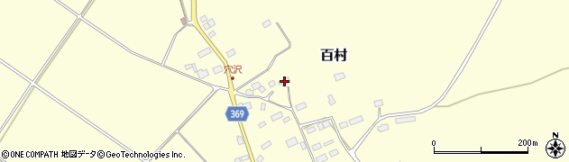 栃木県那須塩原市百村980周辺の地図