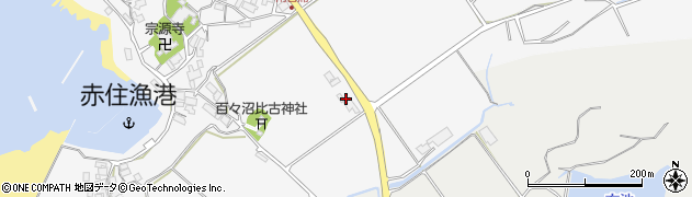 石川県志賀町（羽咋郡）百浦（タ）周辺の地図
