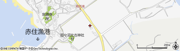 石川県志賀町（羽咋郡）百浦（ト）周辺の地図
