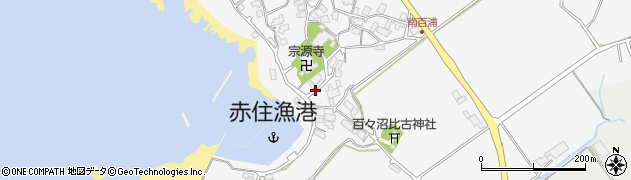 石川県志賀町（羽咋郡）百浦（ソ）周辺の地図