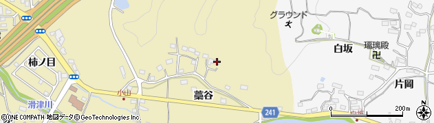福島県いわき市平中山藁谷53周辺の地図