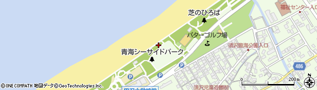 新潟県糸魚川市須沢周辺の地図