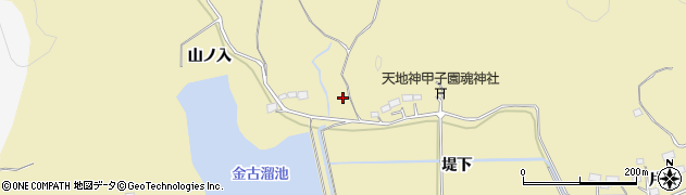 福島県いわき市平下高久（山ノ入）周辺の地図