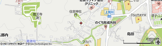 福島県いわき市平上荒川（堀ノ内）周辺の地図