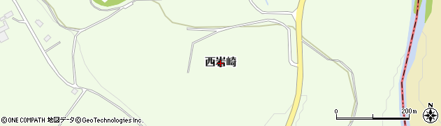 栃木県那須塩原市西岩崎周辺の地図