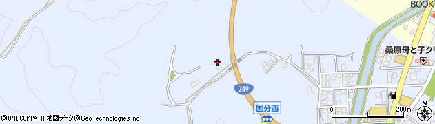 石川県七尾市国分町（ム）周辺の地図