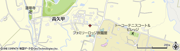 栃木県那須郡那須町高久甲5405周辺の地図