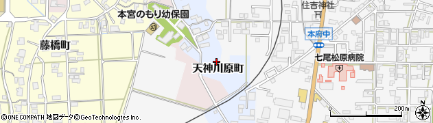 石川県七尾市天神川原町（ル）周辺の地図