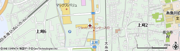 三菱自動車サテライトショップ糸魚川周辺の地図