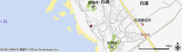 石川県志賀町（羽咋郡）百浦（整）周辺の地図