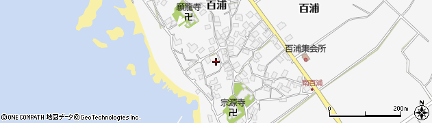 石川県志賀町（羽咋郡）百浦周辺の地図