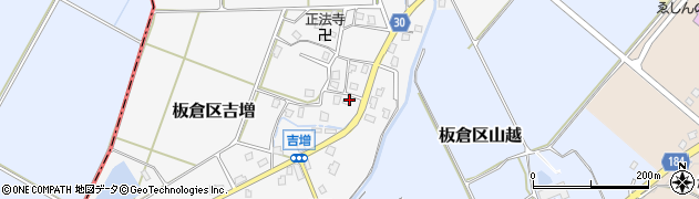 新潟県上越市板倉区吉増174周辺の地図