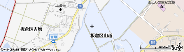 新潟県上越市板倉区山越周辺の地図