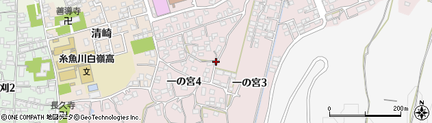 新潟県糸魚川市一の宮周辺の地図