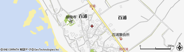 石川県志賀町（羽咋郡）百浦（ム）周辺の地図