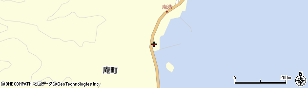 石川県七尾市庵町（ム）周辺の地図