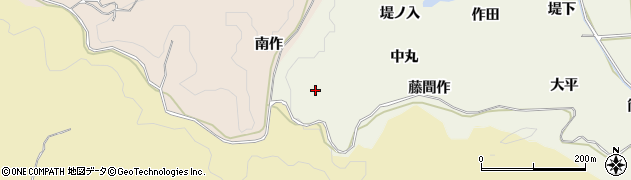 福島県いわき市平藤間（中丸）周辺の地図