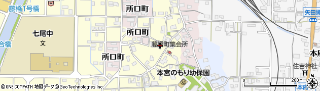 石川県七尾市藤橋町レ61周辺の地図