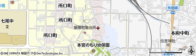 石川県七尾市所口町周辺の地図
