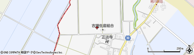 新潟県上越市板倉区吉増周辺の地図