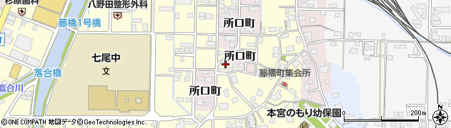 石川県七尾市藤橋町丑周辺の地図