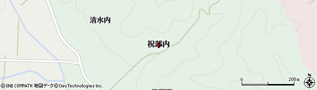 福島県棚倉町（東白川郡）祝部内周辺の地図