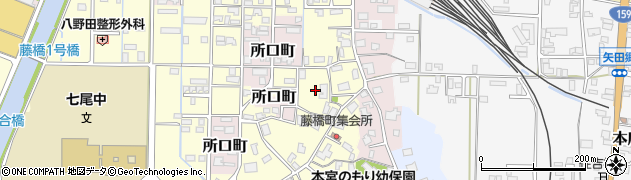 石川県七尾市藤橋町丑39周辺の地図