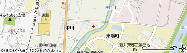 有限会社川村商店　中川工場周辺の地図