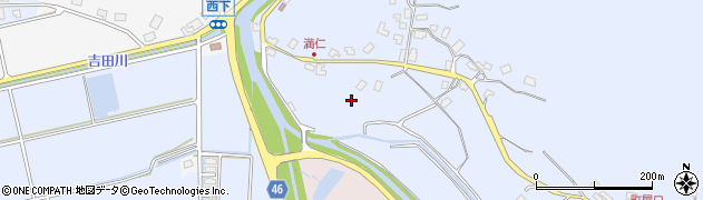 石川県七尾市満仁町（カ）周辺の地図