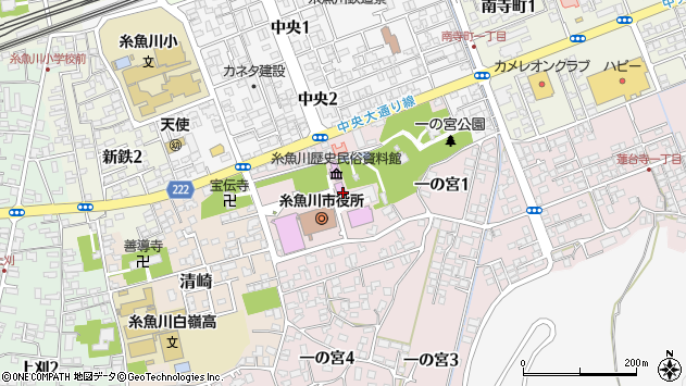〒941-0056 新潟県糸魚川市一の宮の地図