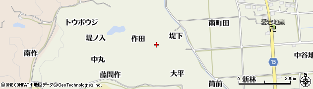 福島県いわき市平藤間（藤間作）周辺の地図