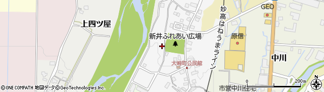 新潟県妙高市大崎町周辺の地図