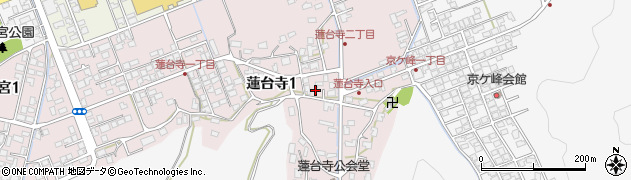 新潟県糸魚川市蓮台寺周辺の地図
