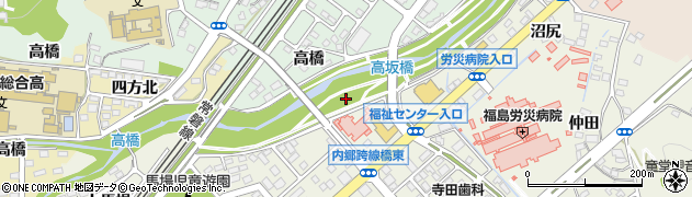 福島県いわき市内郷綴町（下馬場）周辺の地図