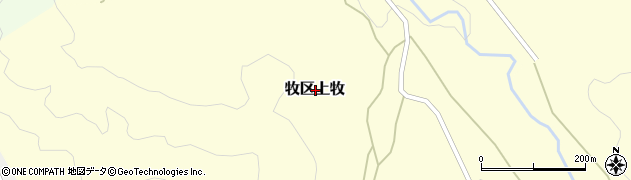 新潟県上越市牧区上牧周辺の地図
