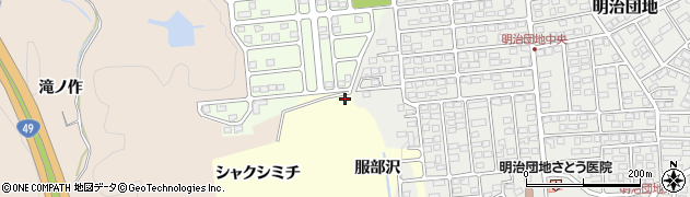 福島県いわき市内郷小島町（裨田沢）周辺の地図