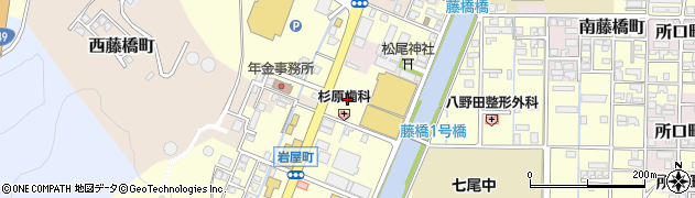 石川県七尾市藤橋町（申）周辺の地図