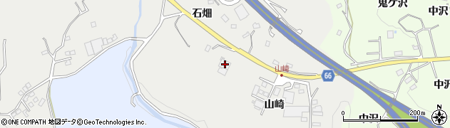 福島県いわき市内郷高野町（山崎）周辺の地図