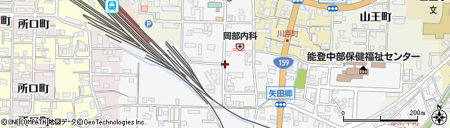 石川県七尾市本府中町（ニ）周辺の地図
