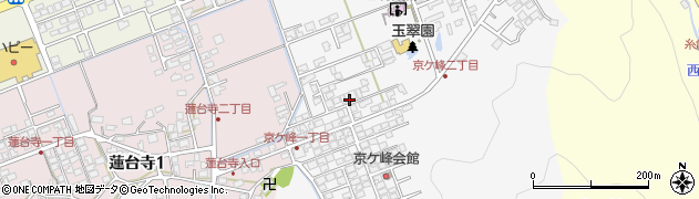 新潟県糸魚川市京ケ峰周辺の地図