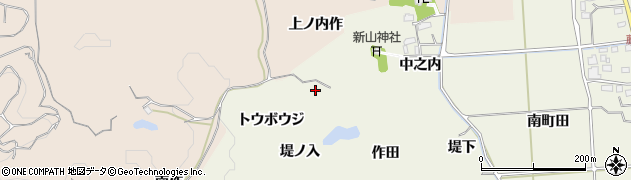 福島県いわき市平藤間（トウボウジ）周辺の地図