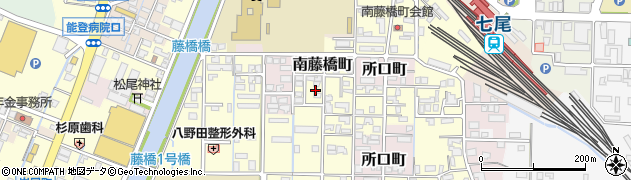 石川県七尾市南藤橋町（巳）周辺の地図