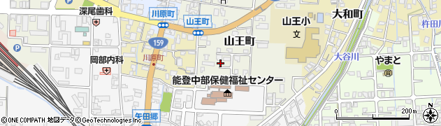 石川県七尾市山王町ソ周辺の地図