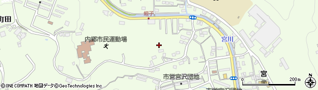 福島県いわき市内郷宮町（代）周辺の地図